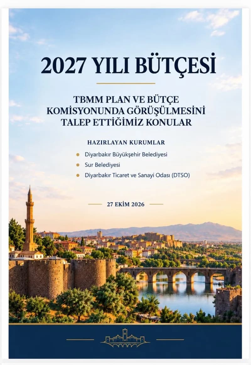 Diyarbakır’da ekonomik kalkınma ve altyapı yatırımlarını içeren raporun sunumu