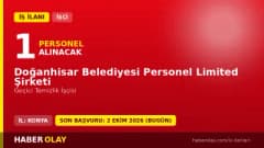 Doğanhisar Belediyesi Personel Limited Şirketi geçici temizlik işçisi alımı ilanı