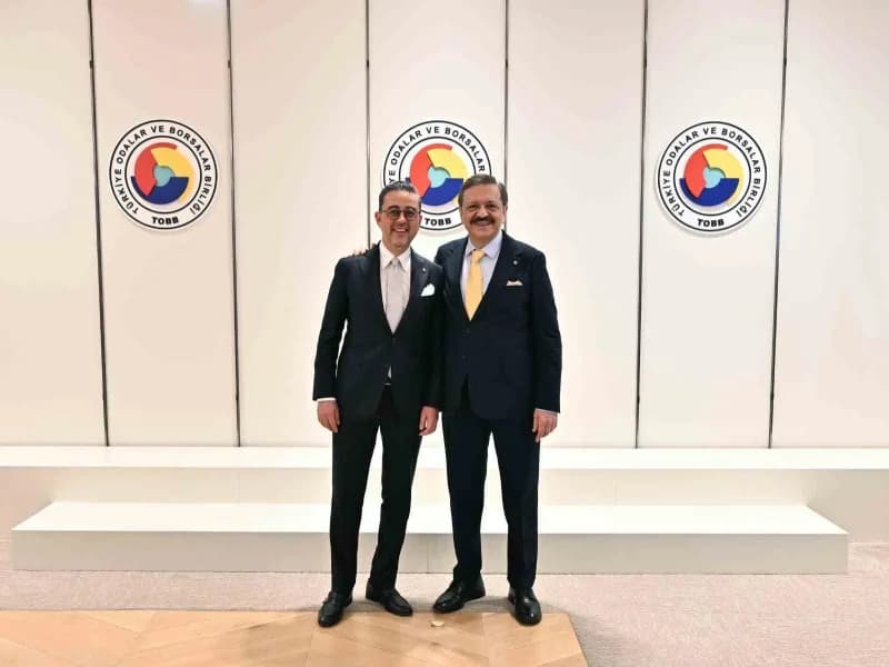 Denizli Sanayi Odası (DSO) Yönetim Kurulu Başkanı Selim Kasapoğlu, Meclis Başkanı Okan Konyalıoğlu,