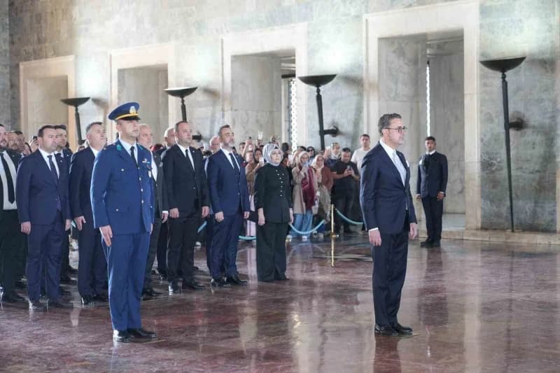 Denizli Sanayi Odası (DSO) Yönetim Kurulu Başkanı Selim Kasapoğlu, Meclis Başkanı Okan Konyalıoğlu,