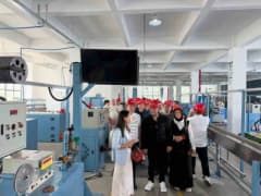 DTO heyeti Çin’de kablo fabrikasını inceledi