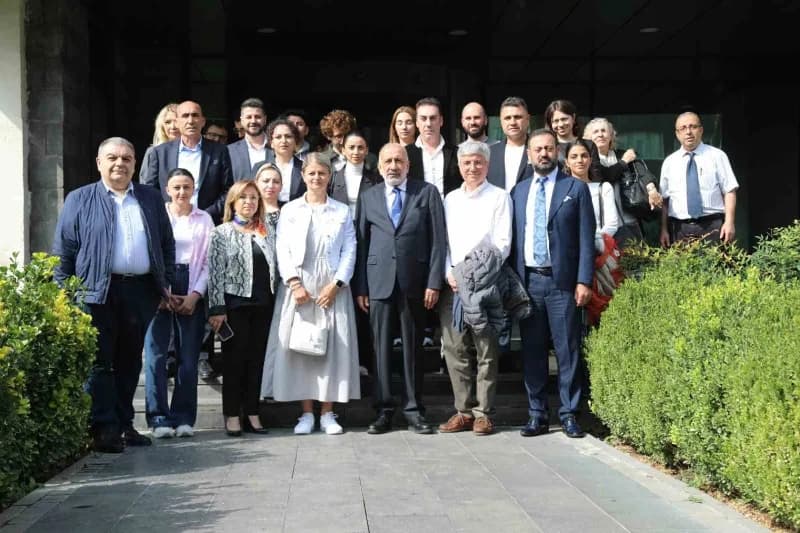 Diyarbakır Ticaret ve Sanayi Odası’nda Ermenistan heyeti ile yapılan görüşme