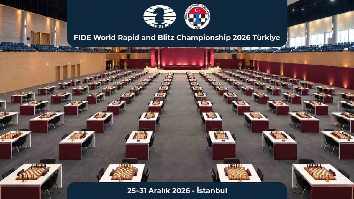 2026 Dünya Hızlı ve Yıldırım Satranç Şampiyonası için İstanbul’da düzenlenen satranç turnuvası