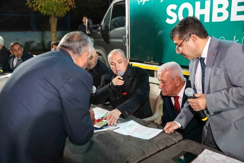 Düzce Belediye Başkanı Dr. Faruk Özlü, mahalle sohbetleri kapsamında Şıralık Mahallesi sakinlerine k