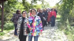 Düzce’de kadınlar Sarıkaya Mağarası’nı ziyaret ederek doğal güzellikleri keşfediyor