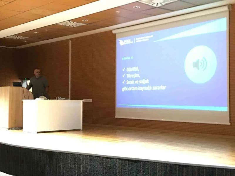 Düzce Üniversitesi İş Sağlığı ve İş Güvenliği Koordinatörlüğü, Güvenli çalışma kültürünü yaygınlaştırmak amacıyla üniver