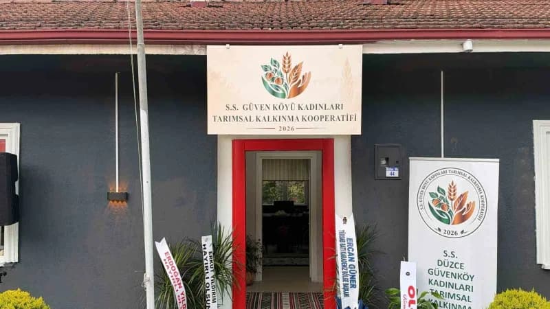 Düzce’de tamamı kadınlardan oluşan Güven Köyü Kadınları Tarımsal Kalkınma Kooperatifi, düzenlenen törenle açıldı.