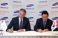 Eczacıbaşı Enerji Yatırımları ve Samsung C&T arasında yenilenebilir enerji iş birliği imza töreni İstanbul’da