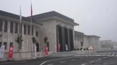 Edirne Garı’nda Çerkezköy-Kapıkule Hızlı Tren Hattı’nın ilk seferi için bekleyen yolcular ve hızlı tren