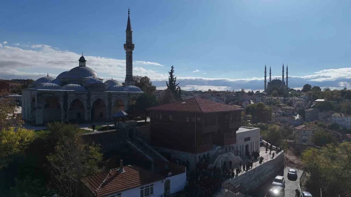 Edirne Muradiye Mevlevîhânesi 101 yıl sonra yeniden kapılarını açtı