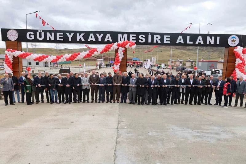Eleşkirt’te 40 dekarlık Güneykaya Mesire Alanı hizmete açıldı