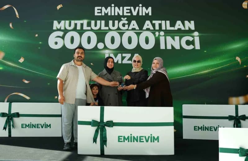 Sektörde 600 bin teslimat barajını aşan ilk şirket olan Eminevim, Türkiye ekonomisine değer katarken yüz binlerce aileni