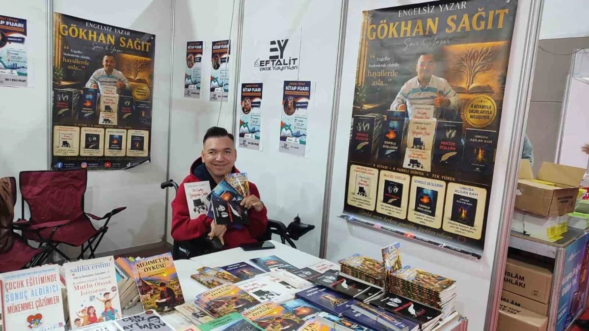 Denizli’nin Kale ilçesinde yaşayan ve kendisini "Engelsiz Yazar" olarak tanımlayan şair ve Yazar Gök
