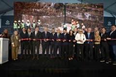 Giresun Piraziz’de Enver Yücel Kültür Merkezi temel atma töreninden görüntü