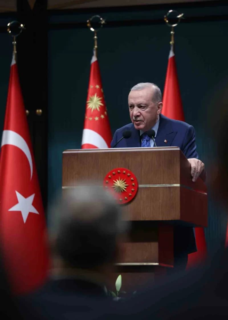 Cumhurbaşkanı Recep Tayyip Erdoğan, Cumhurbaşkanlığı Külliyesinde gerçekleştirilen Kabine Toplantısı