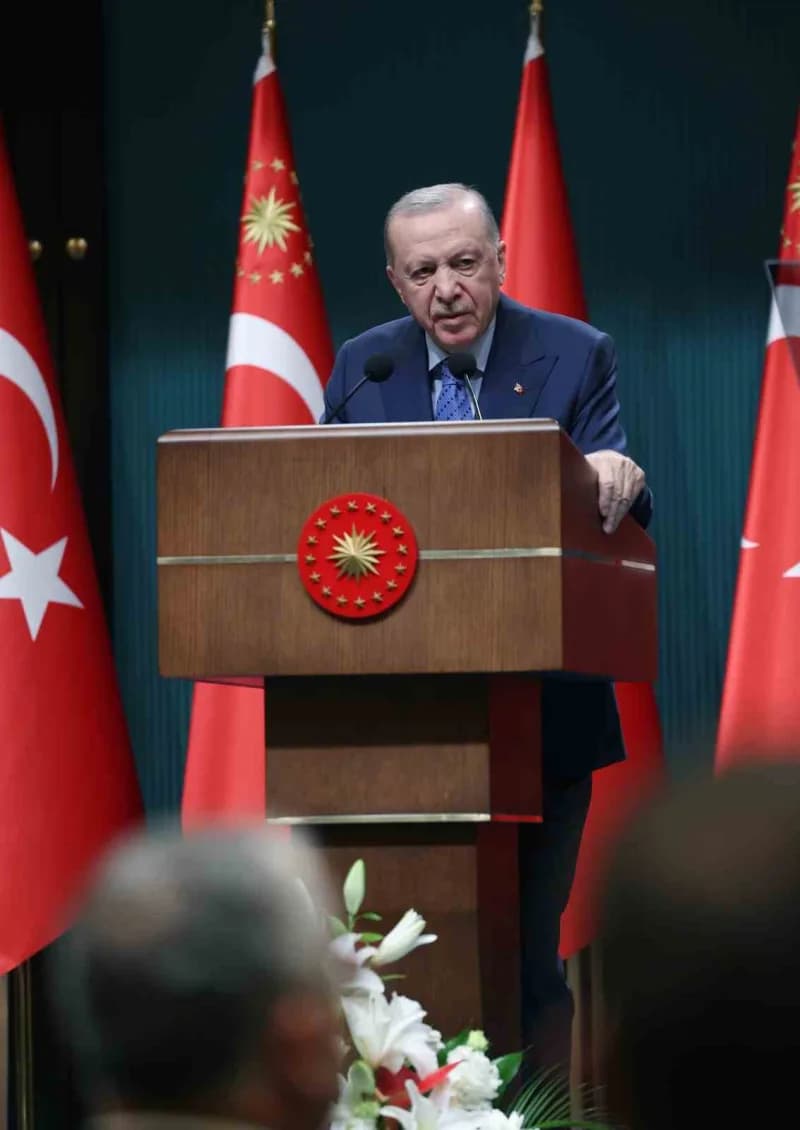 Cumhurbaşkanı Recep Tayyip Erdoğan, Cumhurbaşkanlığı Külliyesinde gerçekleştirilen Kabine Toplantısı