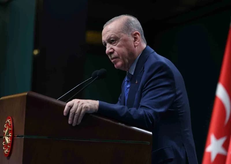 Cumhurbaşkanı Recep Tayyip Erdoğan, Cumhurbaşkanlığı Külliyesinde gerçekleştirilen Kabine Toplantısı