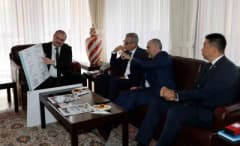 FISU heyeti ve Atatürk Üniversitesi Rektörü Prof. Dr. Ahmet Hacımüftüoğlu Erzurum’da 2029 Dünya Üniversiteler Kış Oyunla