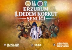 Erzurum Güzelhisar Mahallesi’nde Avnik Kalesi eteklerinde düzenlenecek I. Dedem Korkut Şenliği
