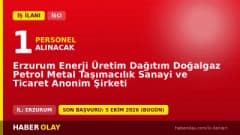 Erzurum Enerji AŞ halk otobüsü şoförü iş ilanı başvuru detayları