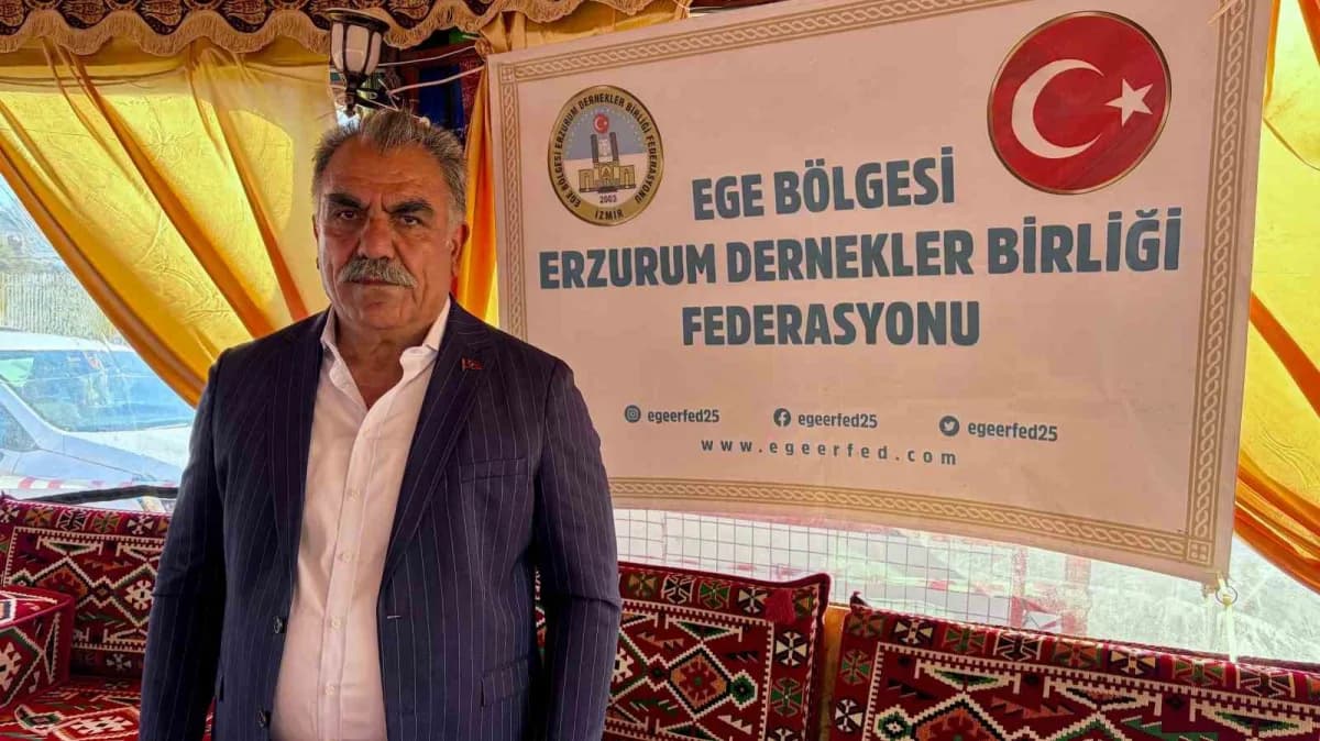 Ege Bölgesi Erzurum Dernekler Birliği Federasyonu Genel Başkanı Zakir Salmanoğlu