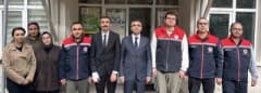 Erzurum İl Tarım ve Orman Müdürü Alpaslan Kenger, Şenkaya ve Olur ilçelerinde tarım çalışmalarını incelerken ve cuma bul
