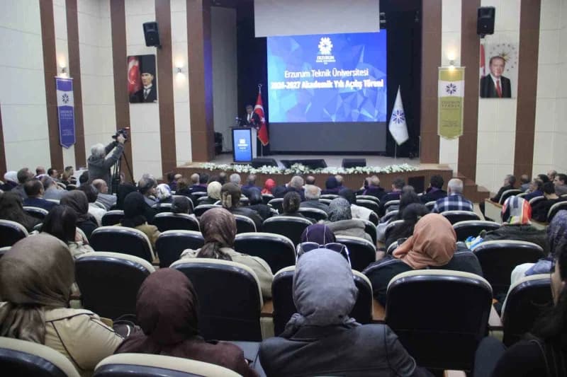 Erzurum Teknik Üniversitesi (ETÜ) 2026-2027 Akademik Yılı Açılış Töreni, Prof. Dr. Muammer Yaylalı Konferans Salonu'nda
