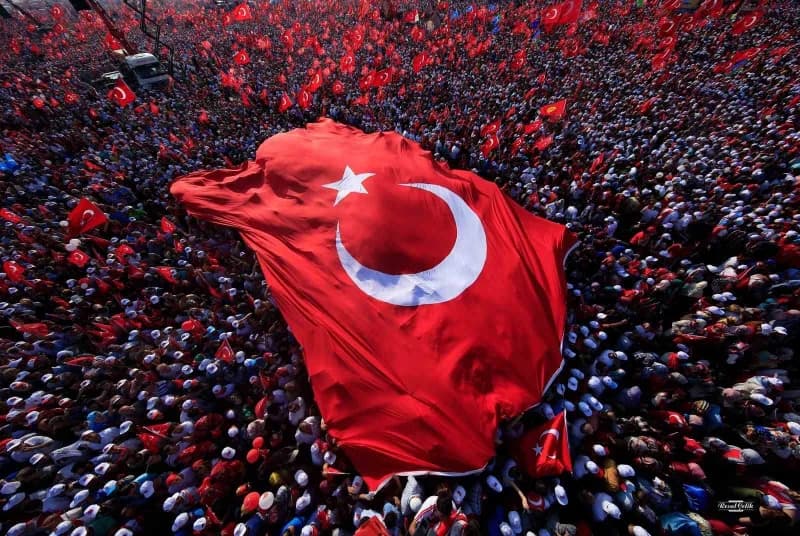 Esenler’de açılan Al Sancağın Gölgesinde Anadolu fotoğraf sergisinden bir kare