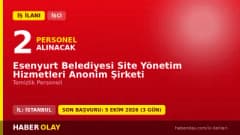 Esenyurt Belediyesi Site Yönetim Hizmetleri A.Ş. temizlik personeli iş ilanı başvuru detayları