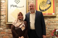 Eskişehir’de Özçelikel çiftinin hat ve tezhip eserlerinin sergilendiği Sayeban Hat ve Tezhip Atölyesi sergisi