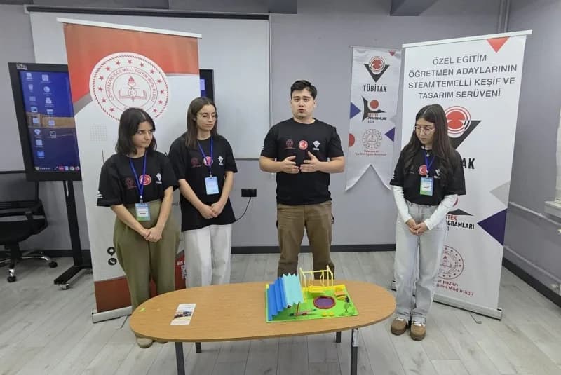 Eskişehir’de Özel Eğitim Öğretmen adayları, Özel eğitimde STEAM heyecanı keşfettiler, tasarladılar ve ürettiler
