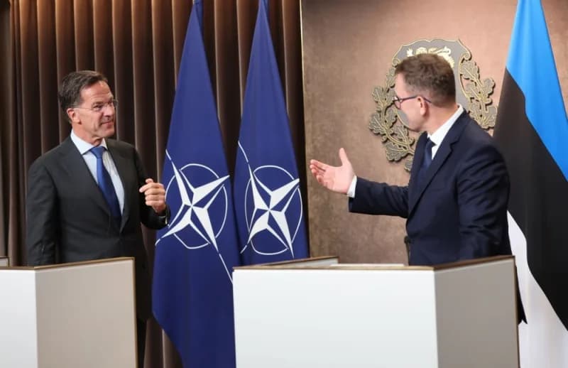 Resmi bir ziyaret için Estonya'da bulunan NATO Genel Sekreteri Mark Rutte, Başbakan Kristen Michal ile görüştü. Rutte ve