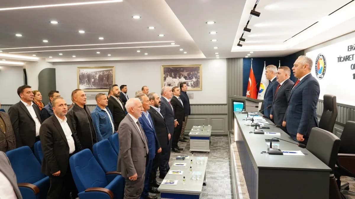 Erzurum Ticaret ve Sanayi Odası (ETSO) Eylül Ayı Olağan Meclis Toplantısı, Meclis Başkanı Gökhan Yılmaz başkanlığında Me