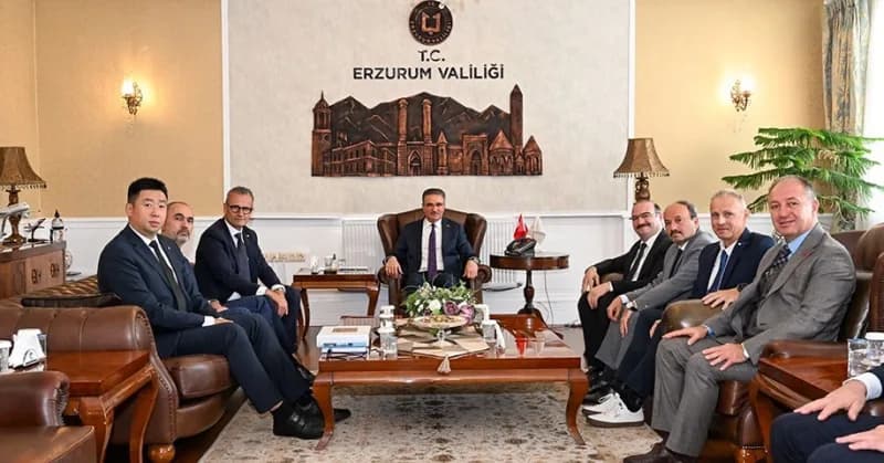 Erzurum Teknik Üniversitesi (ETÜ) Rektörü Prof. Dr. Bülent Çakmak, 2029 Dünya Kış Oyunları hazırlıkları kapsamında Erzur