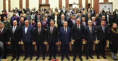 Erzurum Teknik Üniversitesi akademik yıl açılış töreninde konuşan Anayasa Mahkemesi Üyesi Doç. Dr. Recai Akyel