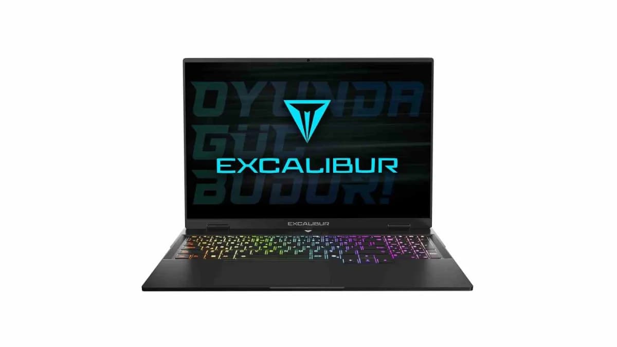 Excalibur G915, 20,5 mm incelik ve 2,3 kilogram ağırlığın yanı sıra NVIDIA GeForce RTX 50 Serisi ekr