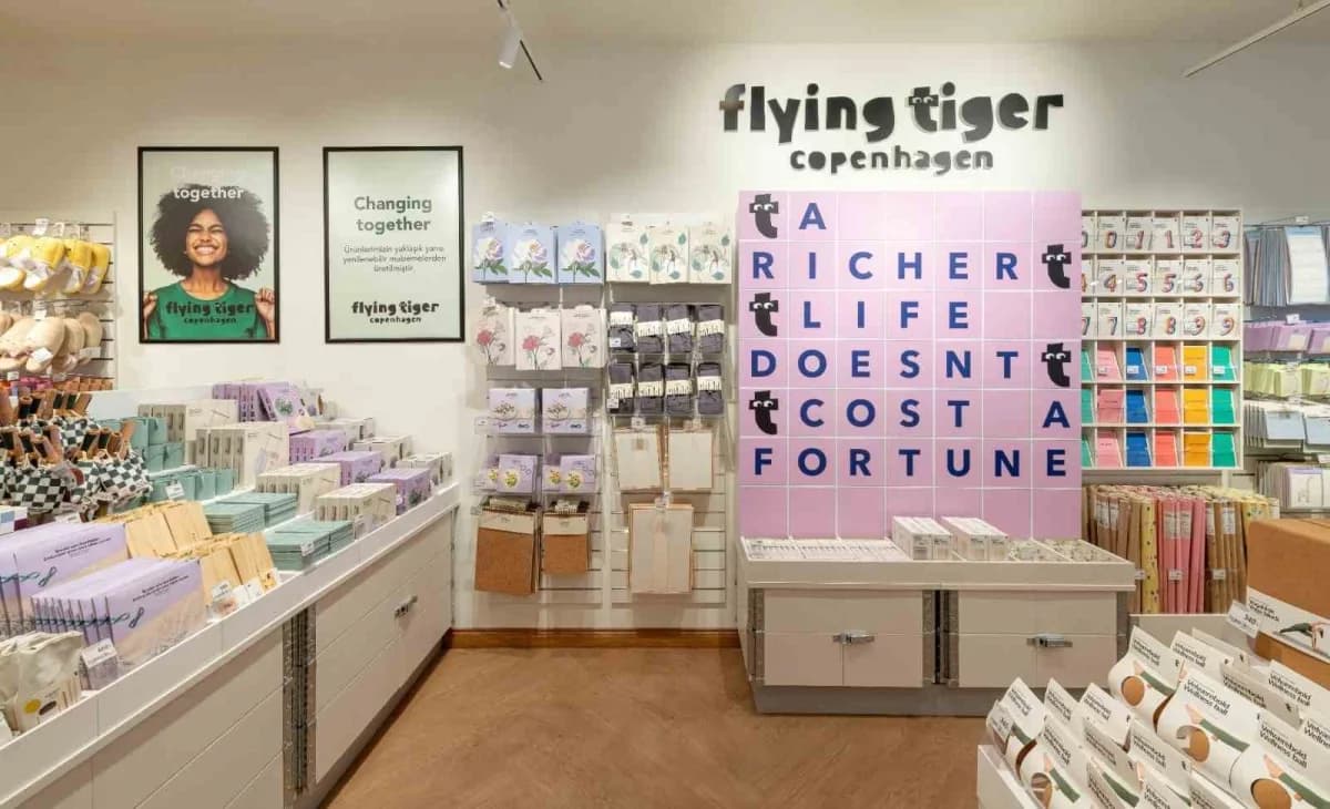 Flying Tiger Copenhagen'ın Türkiye'deki 52'nci mağazası Aydın'da açıldı