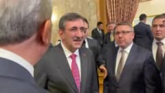 Cumhurbaşkanı Yardımcısı Cevdet Yılmaz TBMM yeni yasama yılı açılış resepsiyonunda konuşuyor