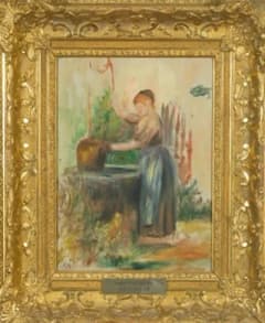 Fransa’nın Cagnes-sur-Mer kentindeki Renoir Müzesi binası ve çevresi