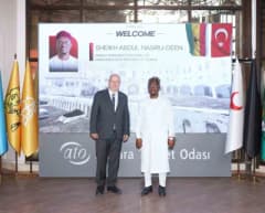 Gana Yatırım Forumu için Ankara iş insanlarına yapılan davet toplantısından görüntü