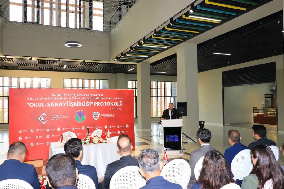 Özel Gaziantep OSB Meslek Lisesi ve Gaziantep Genç İş İnsanları Derneği (GAGİAD), Mesleki eğitim ala