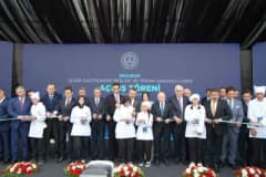 Erzurum’da açılan Ülker Gastronomi Mesleki ve Teknik Anadolu Lisesi binası ve açılış töreni