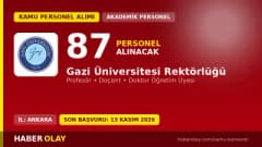 Gazi Üniversitesi öğretim üyesi alımı ilanı 2026 başvuru detayları ve şartları