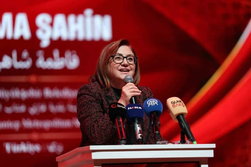 Gaziantep Büyükşehir Belediye Başkanı Fatma Şahin konuşma yaptı