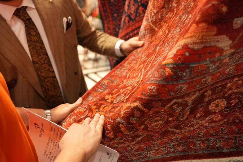 Gaziantepli halıcıların Fransa ve İtalya pazar payını artırmak için ticaret heyeti programı kapsamında gerçekleştirdikle