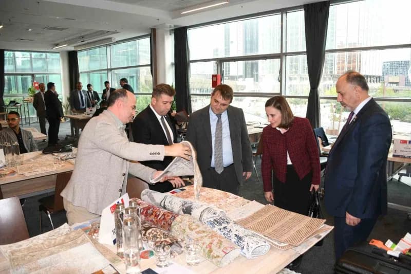 Gaziantepli halıcıların yeni pazar arayışları sürüyor