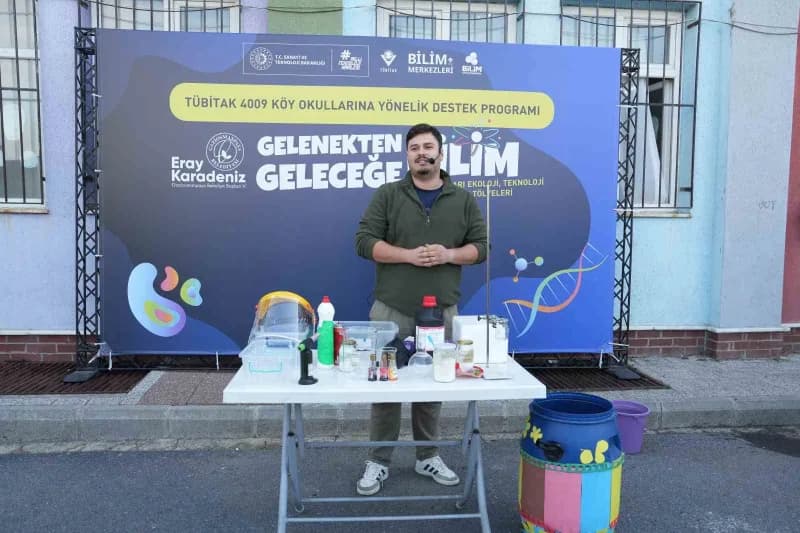 Bilim Gaziosmanpaşa ekibinin hazırladığı "Gelenekten Geleceğe Bilim: Köy Okullarında Ekoloji, Teknoloji ve Astronomi Atö