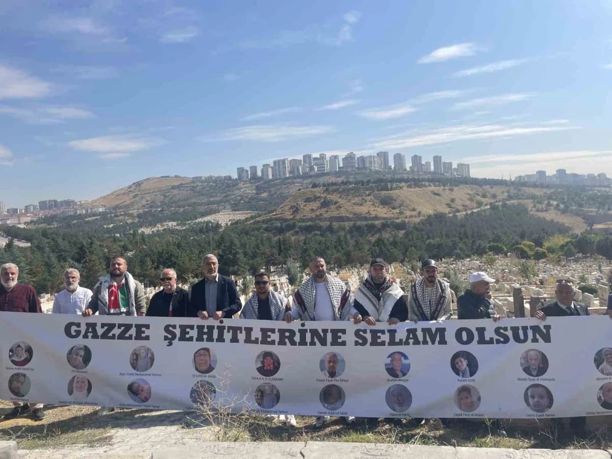 Ankara’da 7 Ekim Aksa Tufanı hareketinden sonra Türkiye’ye gelip şehit olanlar için anma töreni düzenlendi.