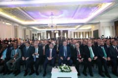 Cumhurbaşkanı Recep Tayyip Erdoğan Çırağan Sarayı'nda Uluslararası Adalet Zirvesinde konuşma yaparken