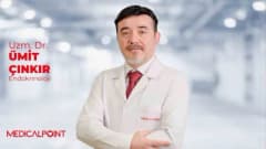 Medical Point Gaziantep Hastanesi Endokrinoloji Uzmanı Uzm. Dr. Ümit Çınkır açıklama yaparken